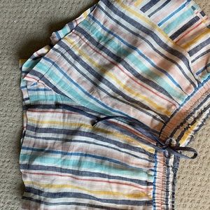 Splendid linen striped shorts